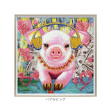 オイル ペイント アート M 通販 アートフレーム アートパネル アートボード オイルペイントアート Mサイズ 壁掛け 壁飾り 絵画 油絵 額入り 額付き インテリア おしゃれ 玄関 寝室