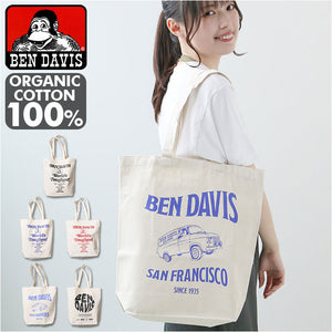 ベンデイビス トートバッグ BDW-8282 通販 BEN DAVIS トートバック キャンバス メンズ 帆布 レディース ブランド 肩掛け A4 通学 縦 縦型 マチあり 大学生 カジュアル おしゃれ ORGANIC