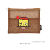 ポーチ 刺繍 メッシュ 通販 ペンケース レトロ コスメポーチ 小物入れ オールドリスタ Lサイズ 仕切り付き ペンポーチ 筆箱 化粧ポーチ かわいい おしゃれ トラベルポーチ 雑貨 ギフト