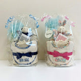 育児工房 おむつケーキ 通販 日本製 おむつ ケーキ オムツケーキ オムツ 腹巻 腹巻き ハラマキ スタイ ラトル ハンカチ 巾着 セット かわいい 可愛い 赤ちゃん 出産祝い プレゼント