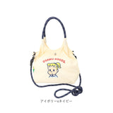 OSAMU GOODS ショルダーバッグ 通販 ショルダーバック 大きめ 斜めがけバッグ オサムグッズ 原田治 ナイロン 肩掛けバッグ ロープハンドル かわいい 軽量 軽い 撥水 キャラクター