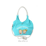 OSAMU GOODS ショルダーバッグ 通販 ショルダーバック 大きめ 斜めがけバッグ オサムグッズ 原田治 ナイロン 肩掛けバッグ ロープハンドル かわいい 軽量 軽い 撥水 キャラクター