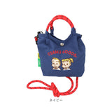 OSAMU GOODS ショルダーバッグ 通販 ショルダーバック 小さめ 斜めがけバッグ オサムグッズ 原田治 ナイロン ロープハンドル バッグ かわいい 軽量 軽い 撥水 キャラクター レディース