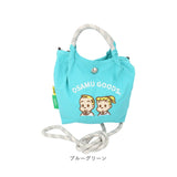 OSAMU GOODS ショルダーバッグ 通販 ショルダーバック 小さめ 斜めがけバッグ オサムグッズ 原田治 ナイロン ロープハンドル バッグ かわいい 軽量 軽い 撥水 キャラクター レディース