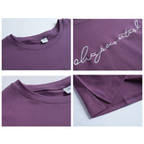 Tシャツ レディース 半袖 通販 カットソー 丸首 部屋着 普段着 クルーネック ラウンドネック 刺繍 コットン 綿 カジュアル 薄手 シンプル 着まわし 夏 トップス