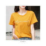 Tシャツ レディース 半袖 通販 カットソー 丸首 部屋着 普段着 クルーネック ラウンドネック 刺繍 コットン 綿 カジュアル 薄手 シンプル 着まわし 夏 トップス
