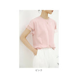 Tシャツ レディース 半袖 通販 クルーネック メッシュ フリル レース 綿 コットン カジュアル シンプル 柔らかい 春 夏 秋 トップス おしゃれ かわいい