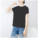 Tシャツ レディース 半袖 通販 部屋着 丸首 クルーネック 普段着 サイドスリット コットン 綿 カジュアル シンプル ゆったり 柔らかい 春 夏 ビンテージ おしゃれ かわいい