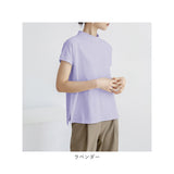 Tシャツ レディース 半袖 通販 クルーネック サイドスリット ヘムライン 綿 コットン カジュアル シンプル ゆったり 柔らかい 春 夏 秋 トップス おしゃれ かわいい