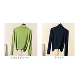 シャツ レディース タートルネック 長袖 通販 Tシャツ ブラウス カットソー tシャツ ハイネック 伸縮性 無地 薄手 ニット 上品 シンプル フォーマル オフィス ゆったり きれいめ 通勤