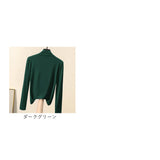 シャツ レディース タートルネック 長袖 通販 Tシャツ ブラウス カットソー tシャツ ハイネック 伸縮性 無地 薄手 ニット 上品 シンプル フォーマル オフィス ゆったり きれいめ 通勤