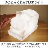 キャラクター 間接照明 おやすみライト 通販 ライト ランプ 照明 LEDライト 機関車 きかんしゃ 小型 タッチセンサー 調節 調整 自動消灯 オート 光る シリコン やわらか やわらかい