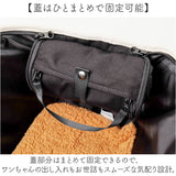 ペット キャリー バッグ 通販 犬用キャリーバッグ 猫用キャリーバッグ キャンバストート ペットトートバッグ PUFF ショルダーキャリー 電車 新幹線移動 車用固定 おしゃれ 通気性 自立型