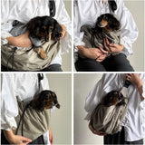 ペットスリング バッグ 通販 犬用キャリーバッグ ペットキャリー PUFF ドッグキャリーバッグ 猫用キャリーバッグ 斜めがけキャリー お散歩ショルダー 超小型犬 小型犬用 ペットバッグ