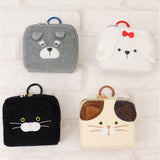 pacapo ポーチ 小さめ 通販 小物入れ 化粧ポーチ メイクポーチ コスメポーチ マルチ 仕切り 猫グッズ 雑貨 かわいい 旅行 猫雑貨 パカポ リップケース 可愛い 女の子 ミニ 高校生 中学生