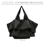 トートバッグ フリルバッグ 通販 レディース かわいい バッグ バック かばん カバン 手提げ フリル 上品 きれいめ おしゃれ オシャレ 軽い 折りたたみ マルシェバッグ PAL パル