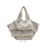 トートバッグ フリルバッグ 通販 レディース かわいい バッグ バック かばん カバン 手提げ フリル 上品 きれいめ おしゃれ オシャレ 軽い 折りたたみ マルシェバッグ PAL パル