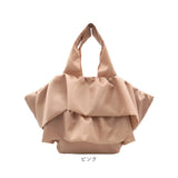 トートバッグ フリルバッグ 通販 レディース かわいい バッグ バック かばん カバン 手提げ フリル 上品 きれいめ おしゃれ オシャレ 軽い 折りたたみ マルシェバッグ PAL パル
