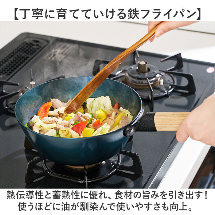 鉄フライパン 日本製 通販 鉄製 フライパン 20cm 深型フライパン 鉄製フライパン オーブン IH ガス IH対応 ガス火 取っ手が取れる ライクイット like-it
