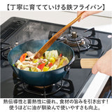 鉄フライパン 日本製 通販 鉄製 フライパン 20cm 深型フライパン 鉄製フライパン オーブン IH ガス IH対応 ガス火 取っ手が取れる ライクイット like-it
