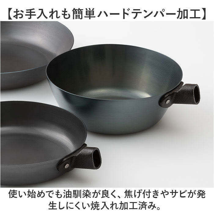 鉄フライパン 日本製 通販 鉄製 フライパン 20cm 深型フライパン 鉄製フライパン オーブン IH ガス IH対応 ガス火 取っ手が取れる ライクイット like-it
