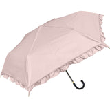 Nakatani 日傘 通販 晴雨兼用傘 折りたたみ傘 925-063 UV フレンチフリル 傘 レディース かさ カサ アンブレラ Parasol 50cm UVカット 中谷 ナカタニ 無地 フリル レイングッズ 大人