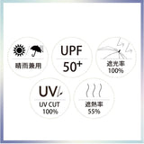 Nakatani 日傘 通販 晴雨兼用傘 長傘 ジャンプ傘 916-074 UV ニュアンス バイカラー 傘 レディース かさ カサ アンブレラ Parasol 58cm UVカット 中谷 ナカタニ 無地 レイングッズ 大人