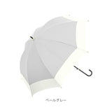 Nakatani 日傘 通販 晴雨兼用傘 長傘 ジャンプ傘 916-074 UV ニュアンス バイカラー 傘 レディース かさ カサ アンブレラ Parasol 58cm UVカット 中谷 ナカタニ 無地 レイングッズ 大人