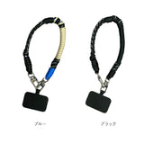 ハンドストラップ スマホ 通販 携帯ストラップ ショートストラップ 編み込みパラコード 手首 スマホストラップ リストストラップ 落下防止 携帯アクセサリー スマホアクセサリー 大人