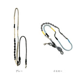 犬 ショルダーリード 通販 肩掛けリード 斜め掛けリード 編み込みパラコード パラコード リード 手放し 手ぶら 肩掛け ハンズフリー お散歩 お出かけ お出掛け 可愛い おしゃれ