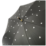 晴雨兼用傘 niftycolors 通販 日傘 ニフティカラーズ 長傘 晴雨兼用 傘 UVカット 99.9％ 遮光 遮熱 雨傘 かさ レディース 8本骨 手開き グラスファイバー おしゃれ フリル ハート 通勤