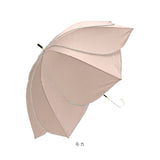 傘 レディース 長傘 通販 50cm 晴雨兼用傘 雨傘 長傘 花びら傘 ワンタッチ傘 日傘 かさ カサ おしゃれ 無地 UVカット かわいい 大人 フレラ 912-033 レイングッズ