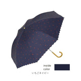 晴雨兼用傘 niftycolors 通販 日傘 ニフティカラーズ 長傘 晴雨兼用 傘 UVカット 99.9％ 遮光 遮熱 雨傘 かさ レディース 8本骨 手開き グラスファイバー おしゃれ かわいい 通勤 通学