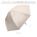 晴雨兼用傘 長傘 遮熱 レディース 通販 傘 晴雨兼用 日傘 遮光 ジャンプ傘 雨傘 かさ カサ UVカット UPF50+ 撥水 軽量 軽い 通勤 通学 シンプル 無地 おしゃれ オシャレ 女性 女性用 中谷