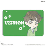 SEVENTEEN グッズ 通販 PetiTEEN スライドカードケース VERNON バーノン セブチ プチティーン パスケース 定期入れ カードケース 定期券入れ ICカードケース カードホルダー 推し活グッズ