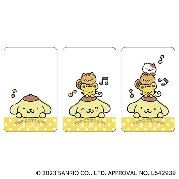 サンリオ ポムポムプリン グッズ 通販 POMPOMPURIN クリアカード まじかる百貨店クリアカード 4947864049607 ポムポムプリン01 かわいい 可愛い カワイイ 透明 推しグッズ キャラクター