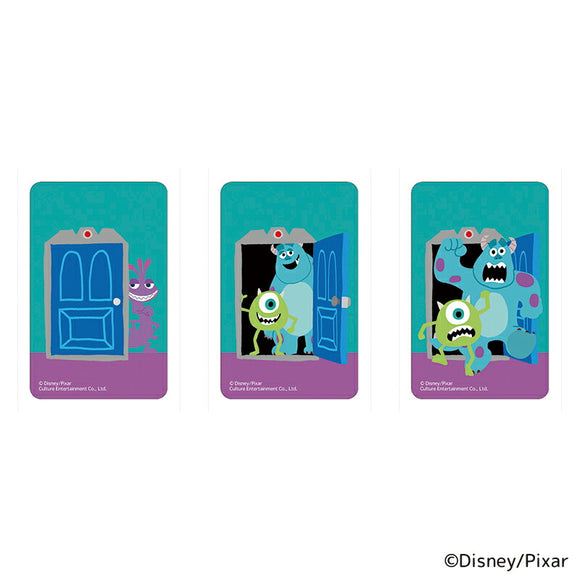 モンスターズインク グッズ 通販 モンスターズ・インク01 ステッカー まじかる百貨店ステッカー 4947864050412 シール ステッカーシール マイク サリー Disney ディズニー キャラクター