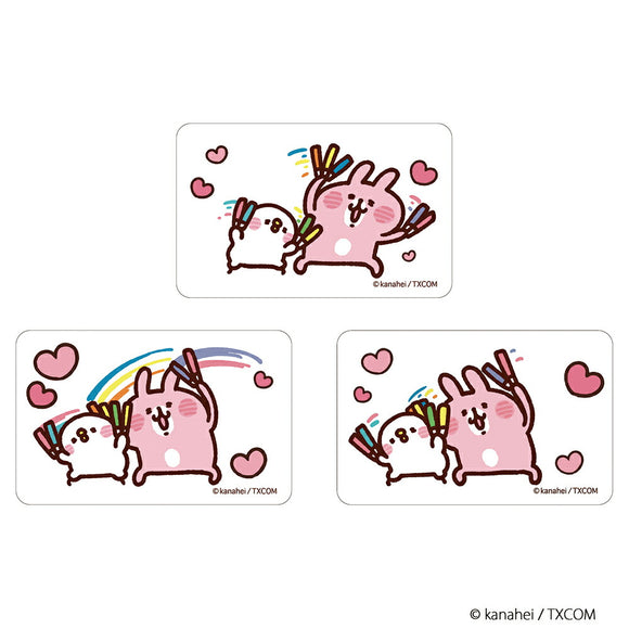 カナヘイ グッズ 通販 カナヘイの小動物 クリアカード まじかる百貨店クリアカード 4947864051341 カナヘイの小動物02 スマホ裏 スマートフォン 透明 カード かわいい 可愛い カワイイ