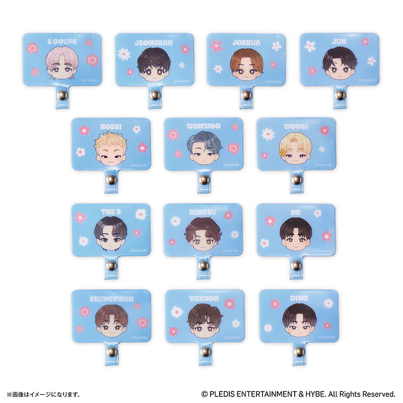 SEVENTEEN グッズ 通販 PetiTEEN フォンタブストラップ JUN ジュン セブチ プチティーン スマホストラップ スマホショルダーストラップ スマホ ストラップ 斜めがけ 肩掛け 首掛け 推し活