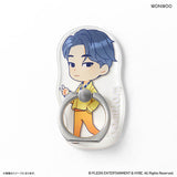 SEVENTEEN グッズ 通販 PetiTEEN スマホリング WONWOO ウォヌ セブチ プチティーン ホールドリング スマホスタンド スマホ リング スタンド 片手操作 動画視聴 推し活グッズ かわいい