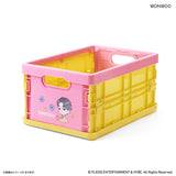 SEVENTEEN グッズ 通販 PetiTEEN 折りたたみミニコンテナ WONWOO ウォヌ セブチ プチティーン 推し活 収納ボックス 収納ケース コンテナボックス 折りたたみ 推し活グッズ かわいい