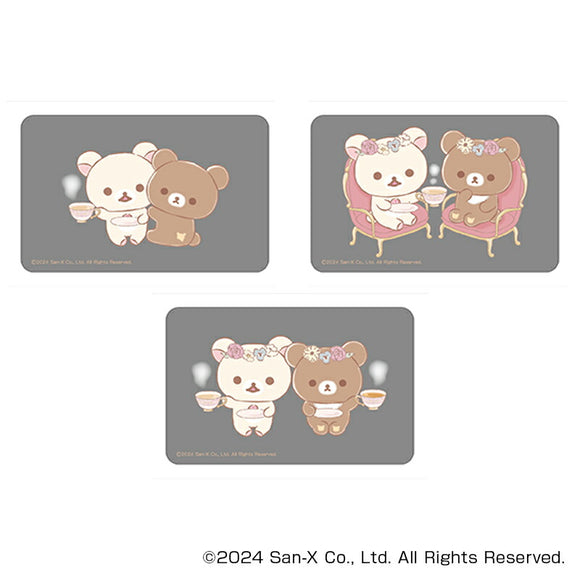 リラックマ グッズ 通販 Rilakkuma クリアカード まじかる百貨店クリアカード 4947864051839 リラックマ01 透明 スマホ裏 スマートフォン かわいい 可愛い カワイイ サンエックス