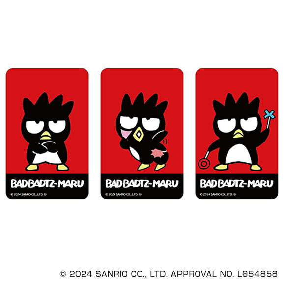 サンリオ バッドばつ丸 グッズ 通販 BAD BADTZ-MARU ステッカー まじかる百貨店ステッカー 4947864052584 バッドばつ丸01 シール ステッカーシール かわいい 可愛い カワイイ