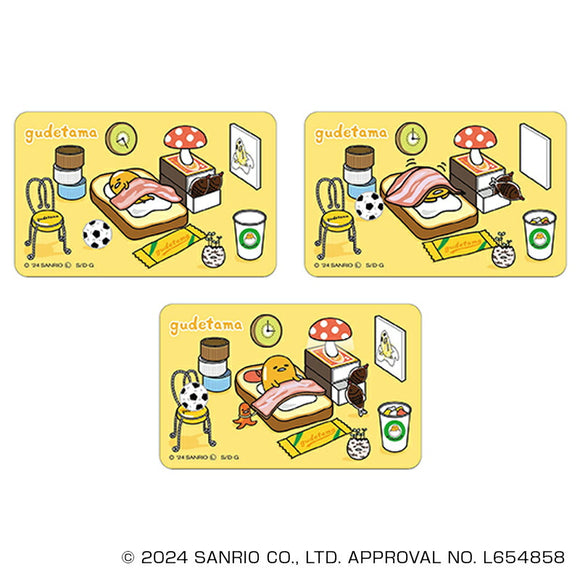 サンリオ ぐでたま グッズ 通販 GUDETAMA ステッカー まじかる百貨店ステッカー 4947864052591 ぐでたま01 スマホステッカー シール ステッカーシール かわいい 可愛い カワイイ
