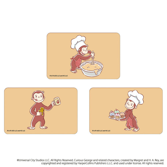 おさるのジョージ グッズ 通販 Curious George ステッカー まじかる百貨店ステッカー 4947864052744 おさるのジョージ02 シール ステッカーシール スマホ裏 絵本キャラクター かわいい