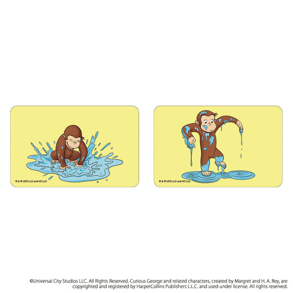 おさるのジョージ グッズ 通販 Curious George ステッカー まじかる百貨店ステッカー 4947864052775 おさるのジョージ05 シール ステッカーシール スマホ裏 絵本キャラクター かわいい