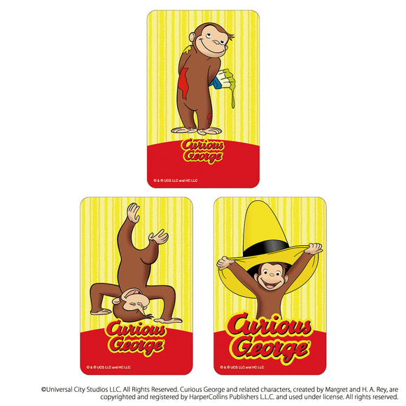 おさるのジョージ グッズ 通販 Curious George ステッカー まじかる百貨店ステッカー 4947864052782 おさるのジョージ06 シール ステッカーシール スマホ裏 絵本キャラクター かわいい
