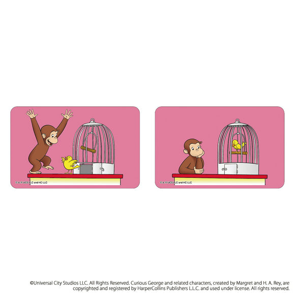 おさるのジョージ グッズ 通販 Curious George ステッカー まじかる百貨店ステッカー 4947864052805 おさるのジョージ08 シール ステッカーシール スマホ裏 絵本キャラクター かわいい