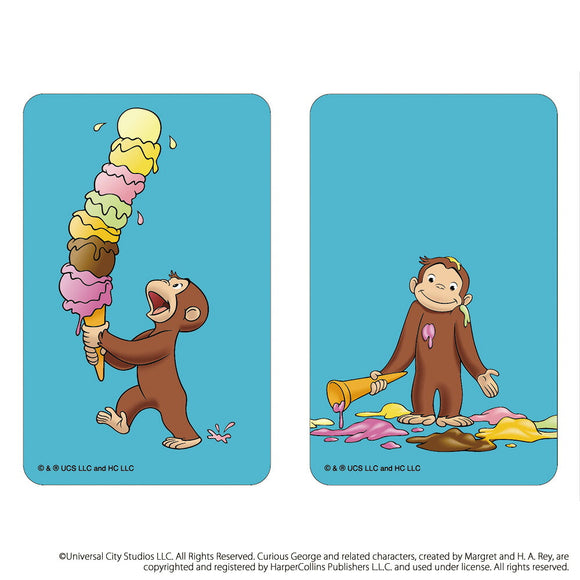 おさるのジョージ グッズ 通販 Curious George ステッカー まじかる百貨店ステッカー 4947864052812 おさるのジョージ09 シール ステッカーシール スマホ裏 絵本キャラクター かわいい