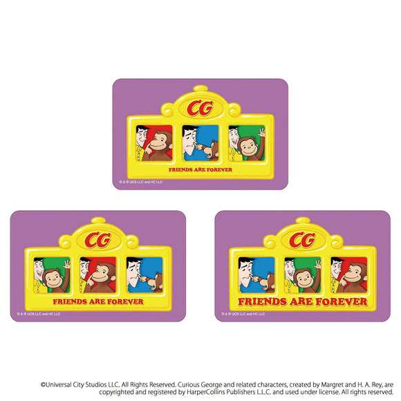 おさるのジョージ グッズ 通販 Curious George ステッカー まじかる百貨店ステッカー 4947864052829 おさるのジョージ10 シール ステッカーシール スマホ裏 絵本キャラクター かわいい